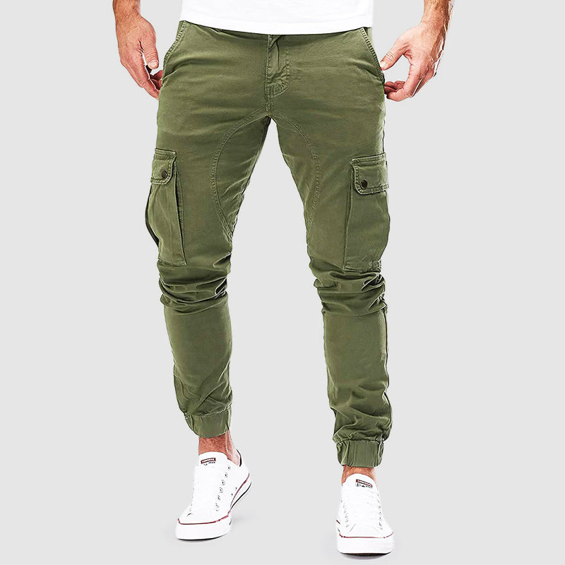 Cargo Trousers - Nolan-Green-XS-Nora Luxe