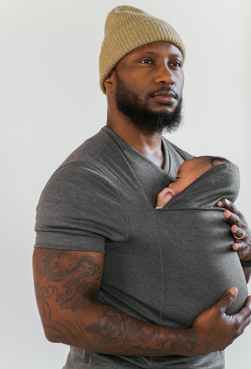 Carrying Wrap T-Shirt - CarryEase-Gray-Dad-S-Nora Luxe
