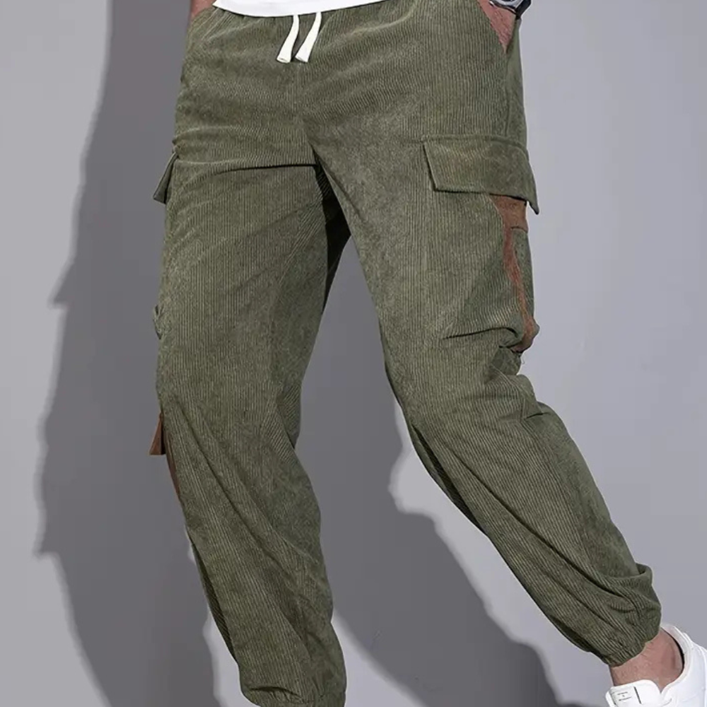 Casual Baggy Cargo Trousers for Men - Zane-Black-XS-Nora Luxe