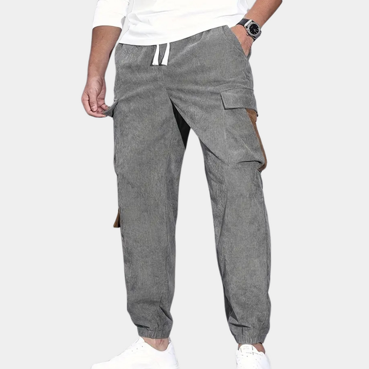 Casual Baggy Cargo Trousers for Men - Zane-Gray-XS-Nora Luxe