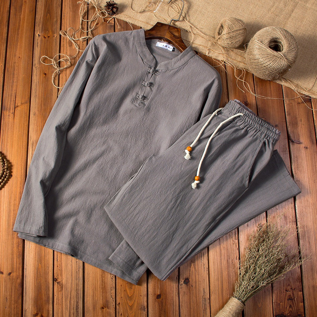 Casual Comfortable Men's Outfit - Ethan-Black-M-Nora Luxe