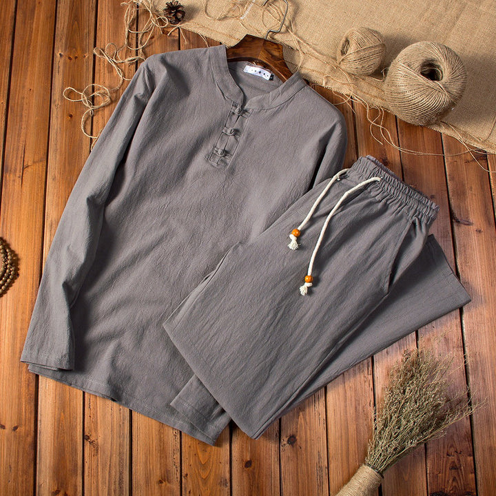 Casual Comfortable Men's Outfit - Ethan-Black-M-Nora Luxe