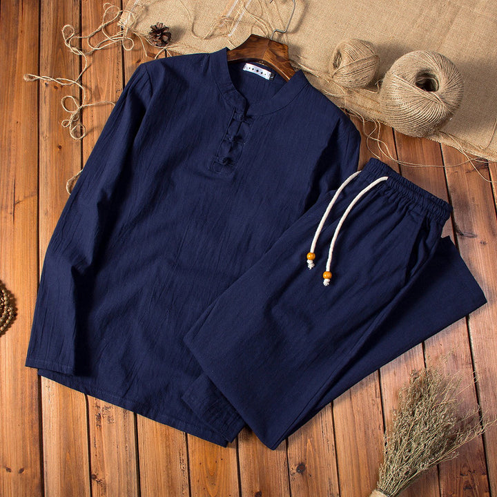 Casual Comfortable Men's Outfit - Ethan-Black-M-Nora Luxe
