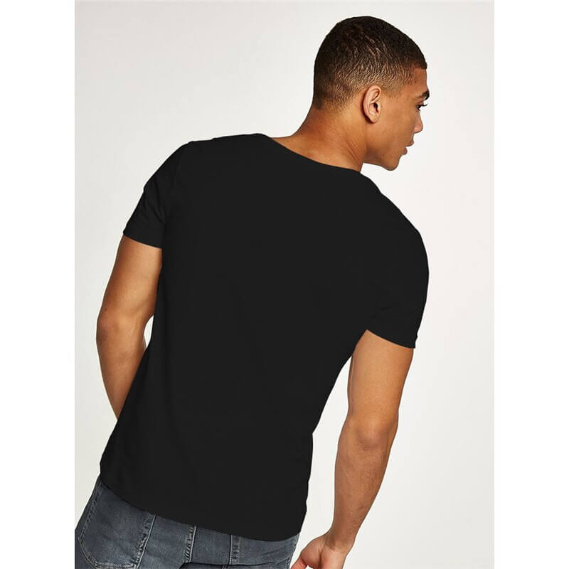 Casual & Figure-hugging Men's V-neck T-shirt – Jonas-Black-S-Nora Luxe