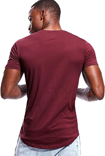 Casual & Figure-hugging Men's V-neck T-shirt – Jonas-Black-S-Nora Luxe