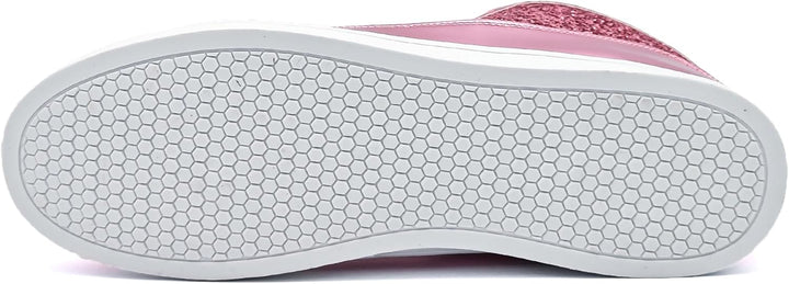 Casual Glitter Sneakers - NeonFlash-Black-5.5-Nora Luxe