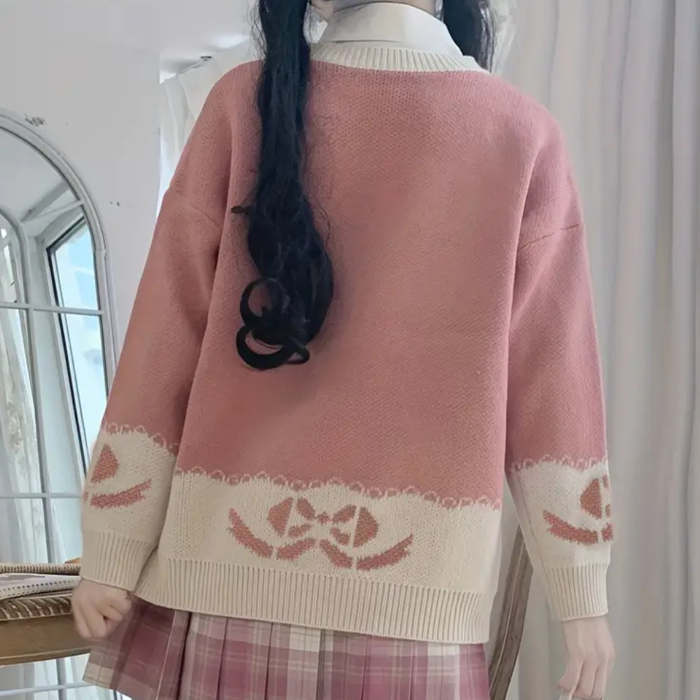 Casual Jumper with Round Neck for Women - Riva-XS-Nora Luxe