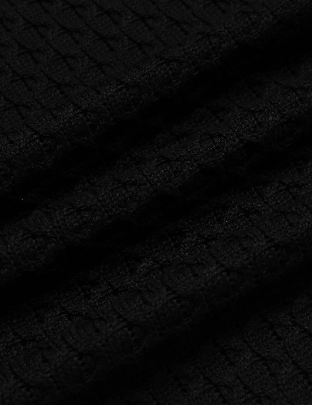 Casual Knit Men's Turtleneck - Sander-Black-S-Nora Luxe