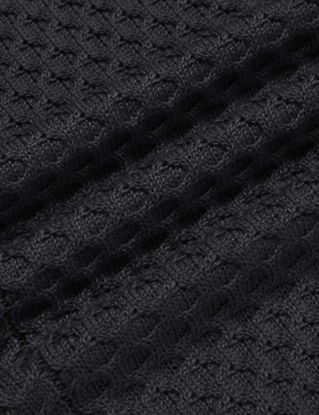 Casual Knit Men's Turtleneck - Sander-Black-S-Nora Luxe