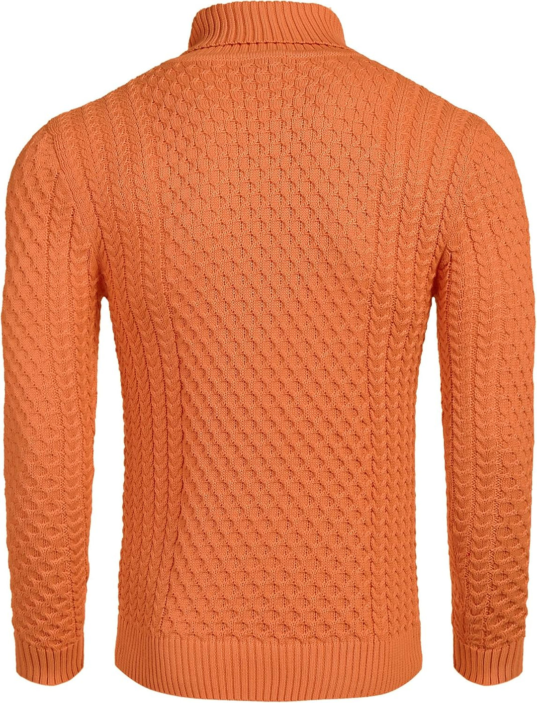 Casual Knit Men's Turtleneck - Sander-Black-S-Nora Luxe