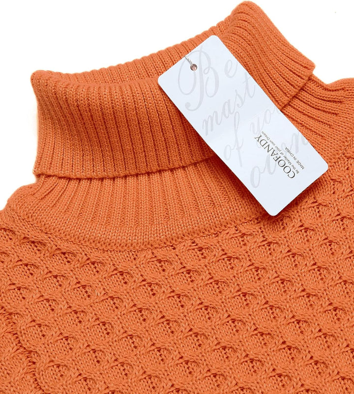 Casual Knit Men's Turtleneck - Sander-Black-S-Nora Luxe