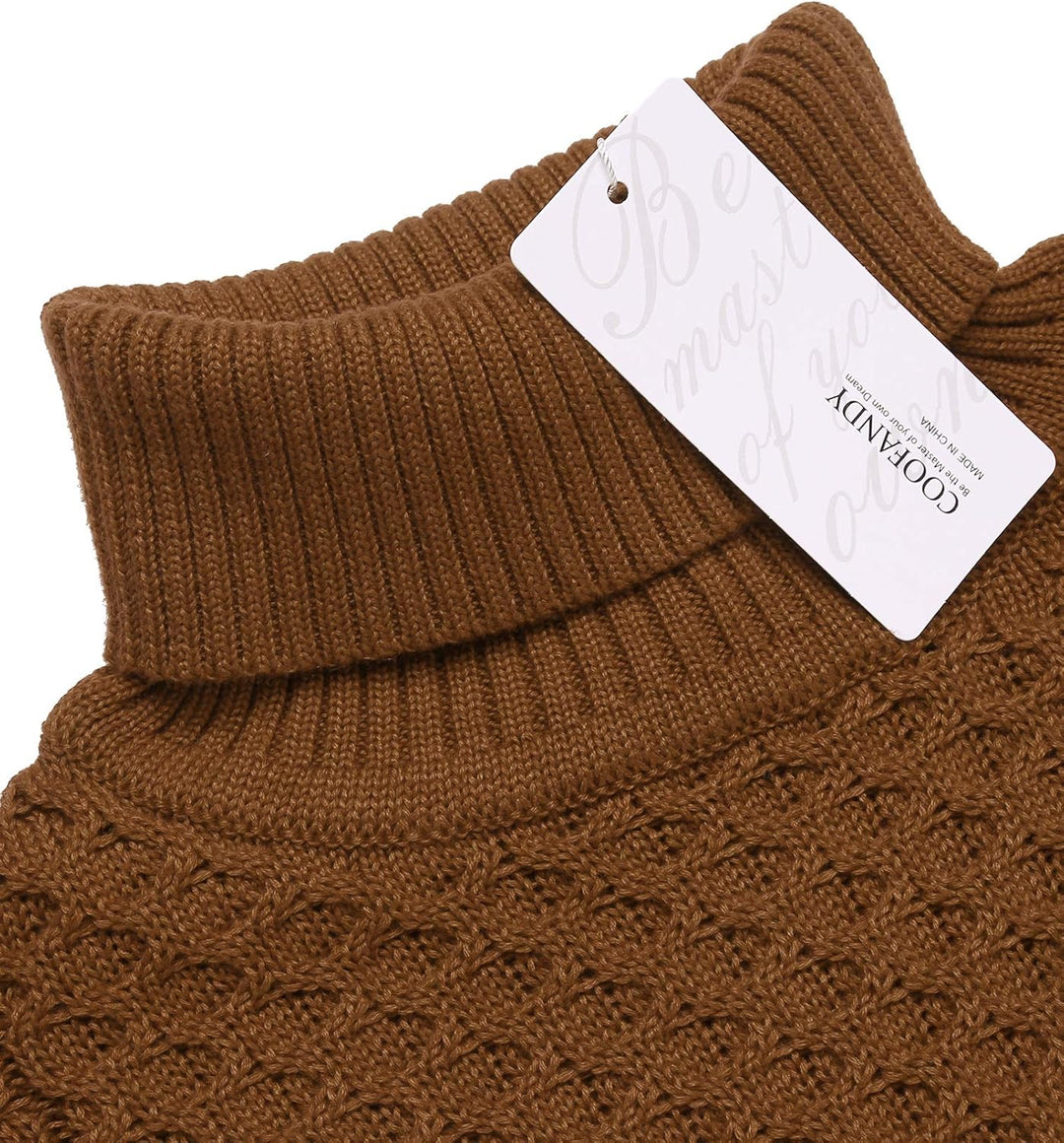 Casual Knit Men's Turtleneck - Sander-Black-S-Nora Luxe