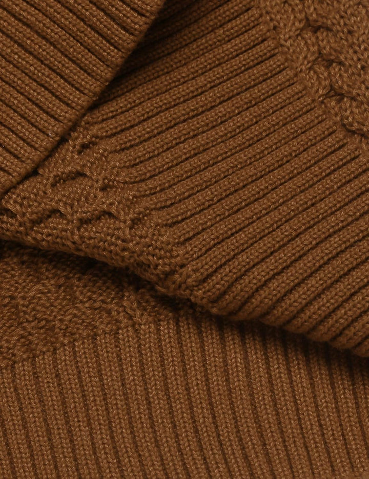 Casual Knit Men's Turtleneck - Sander-Black-S-Nora Luxe