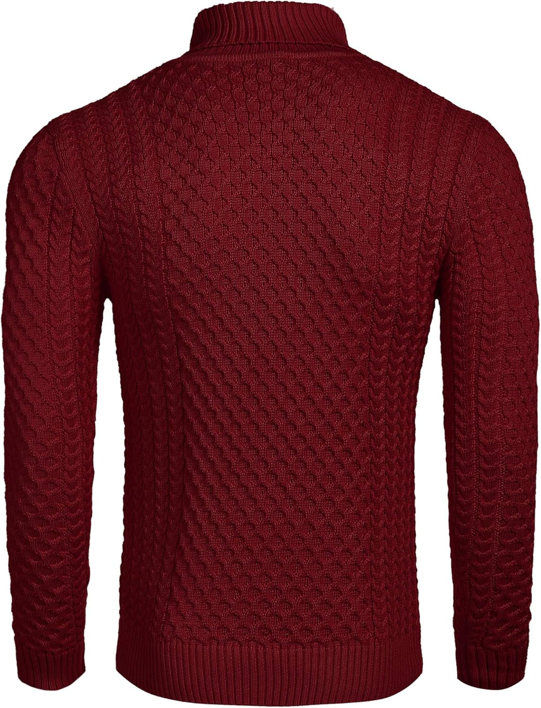 Casual Knit Men's Turtleneck - Sander-Black-S-Nora Luxe