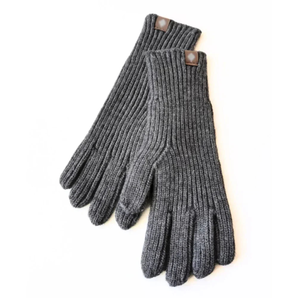Casual Knitted Women's Gloves - Elara-Gray-Nora Luxe