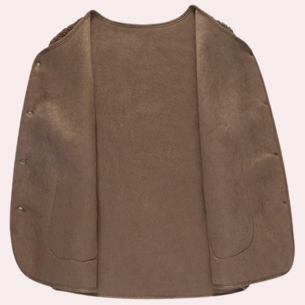 Casual Knotted Women's Gilet - Noa-Beige-XS-Nora Luxe