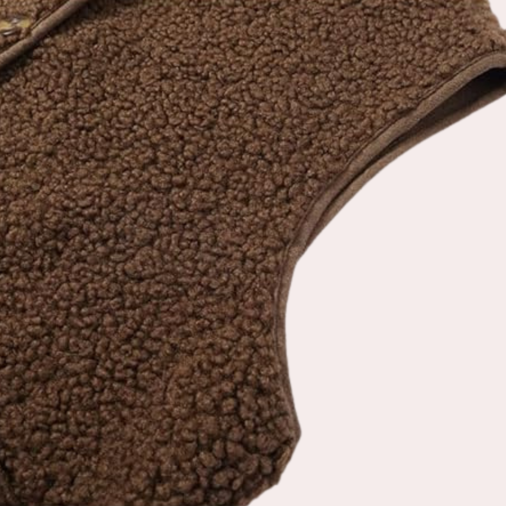 Casual Knotted Women's Gilet - Noa-Beige-XS-Nora Luxe