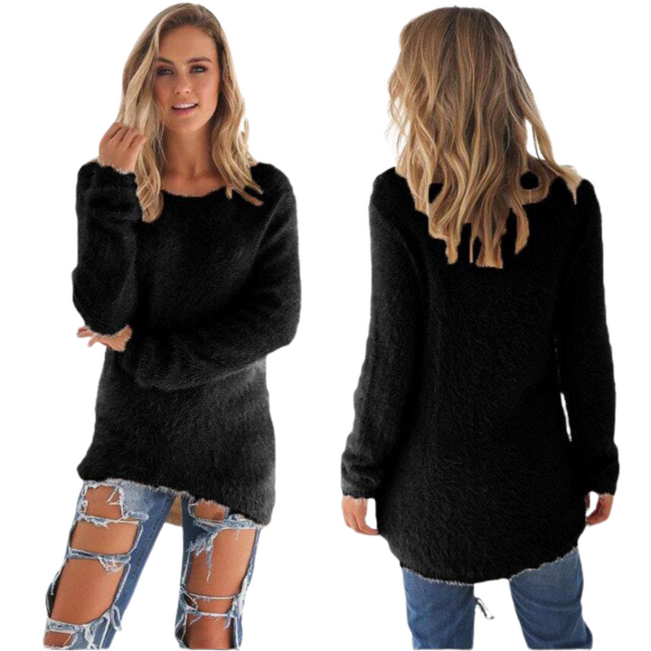 Casual Ladies Sweater - Ella-Black-S-Nora Luxe