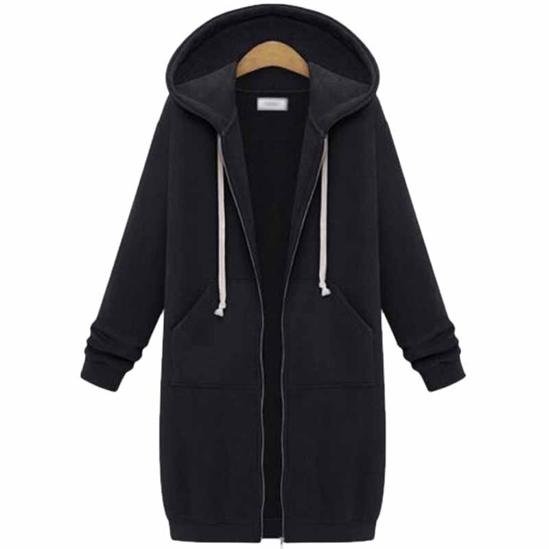 Casual Lang Women's Jacket - CozyZip-Black-M-Nora Luxe