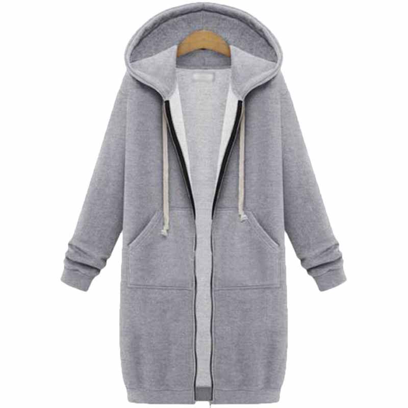Casual Lang Women's Jacket - CozyZip-Gray-M-Nora Luxe