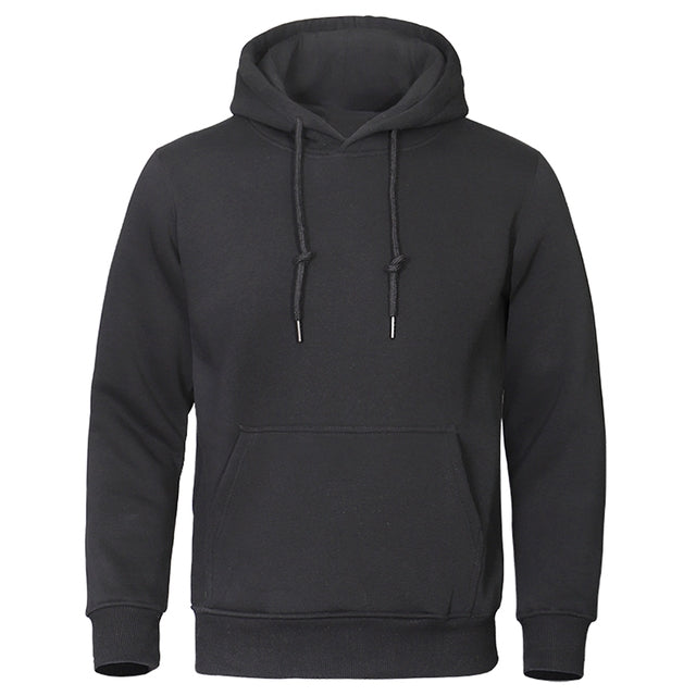Casual Men's Hoodie - ChillCore-Black-M-Nora Luxe