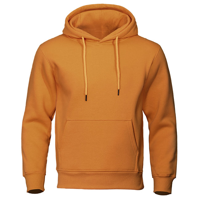 Casual Men's Hoodie - ChillCore-Brown-M-Nora Luxe