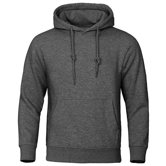 Casual Men's Hoodie - ChillCore-Dark Gray-M-Nora Luxe
