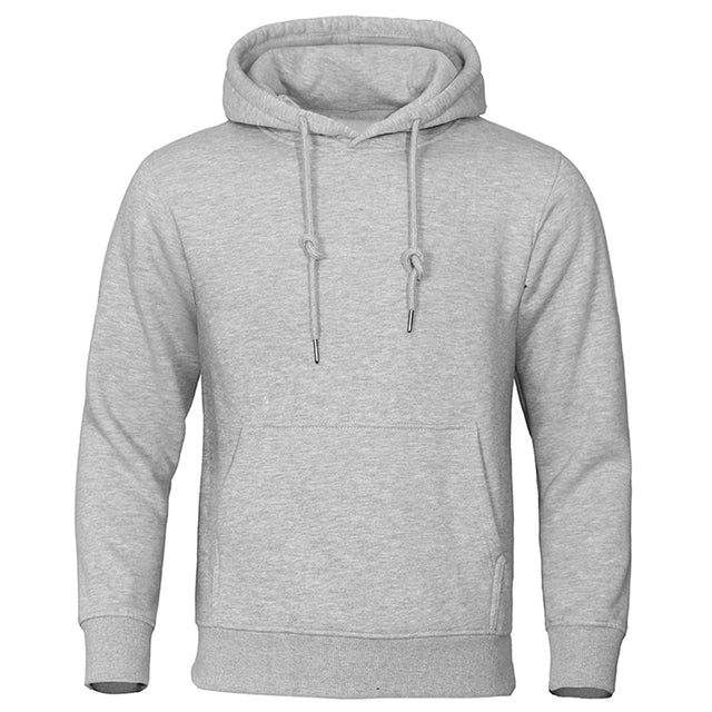 Casual Men's Hoodie - ChillCore-Light Gray-M-Nora Luxe