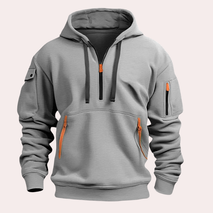 Casual Men's Hoodie - Théo-Gray-S-Nora Luxe