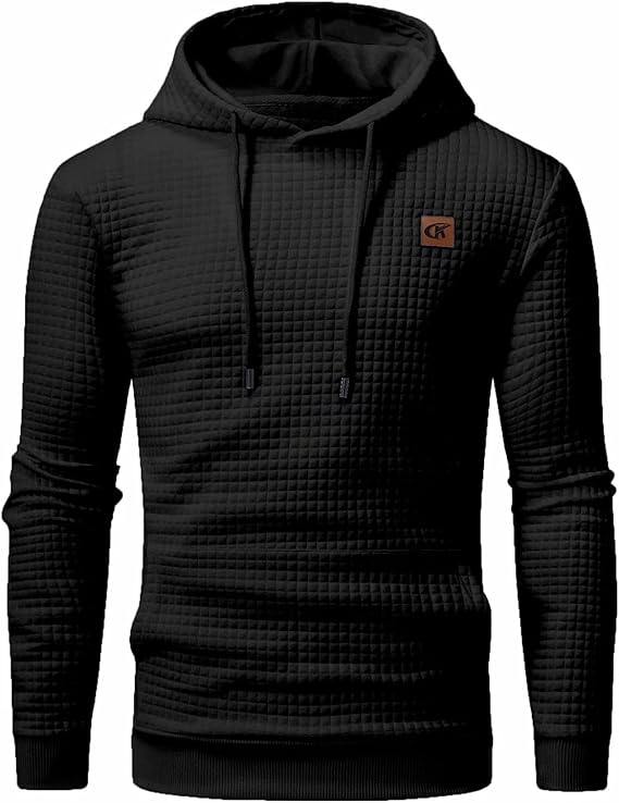 Casual Men's Hoodie - Timo-Black-S-Nora Luxe