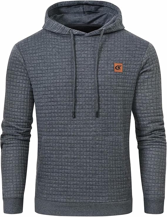 Casual Men's Hoodie - Timo-Gray-S-Nora Luxe