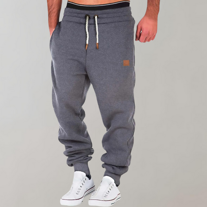 Casual Men's Jogging Trousers - Axel-Dark Gray-S-Nora Luxe