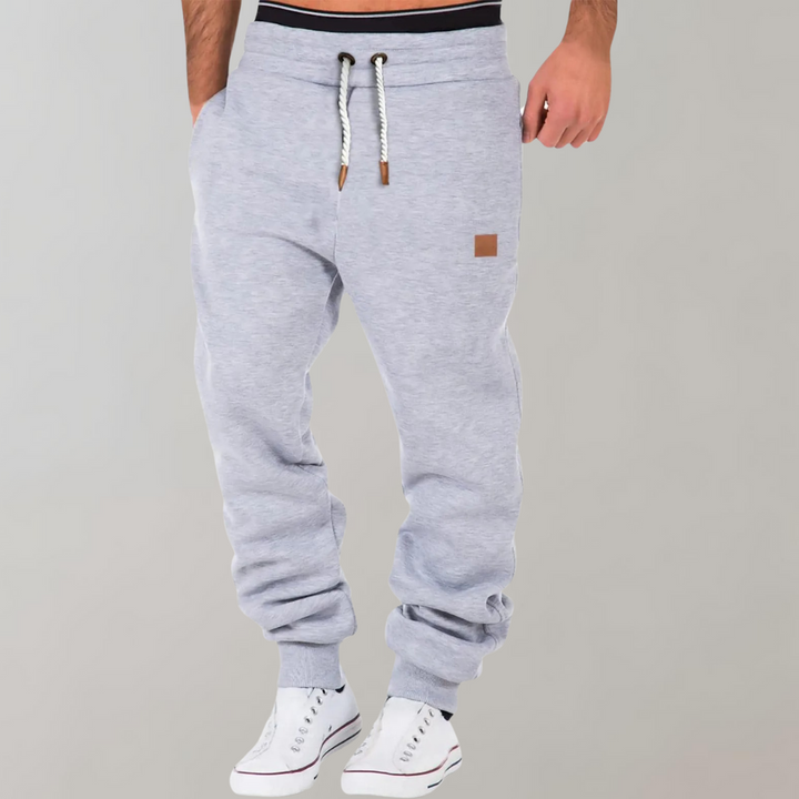 Casual Men's Jogging Trousers - Axel-Gray-S-Nora Luxe