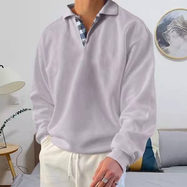 Casual Men's Sweater - Victor-Gray-S-Nora Luxe