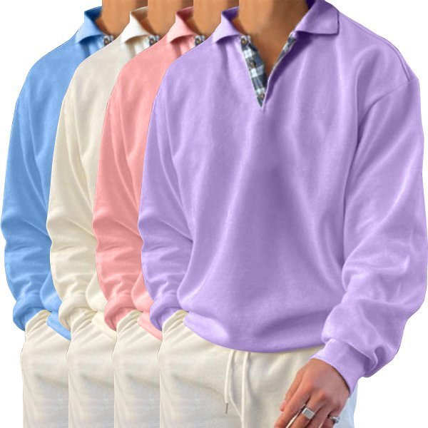 Casual Men's Sweater - Victor-White-S-Nora Luxe