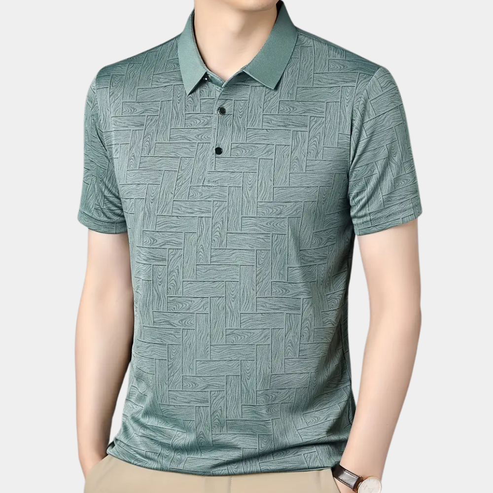 Casual Men's T-Shirt - Noah-Beige-S-Nora Luxe