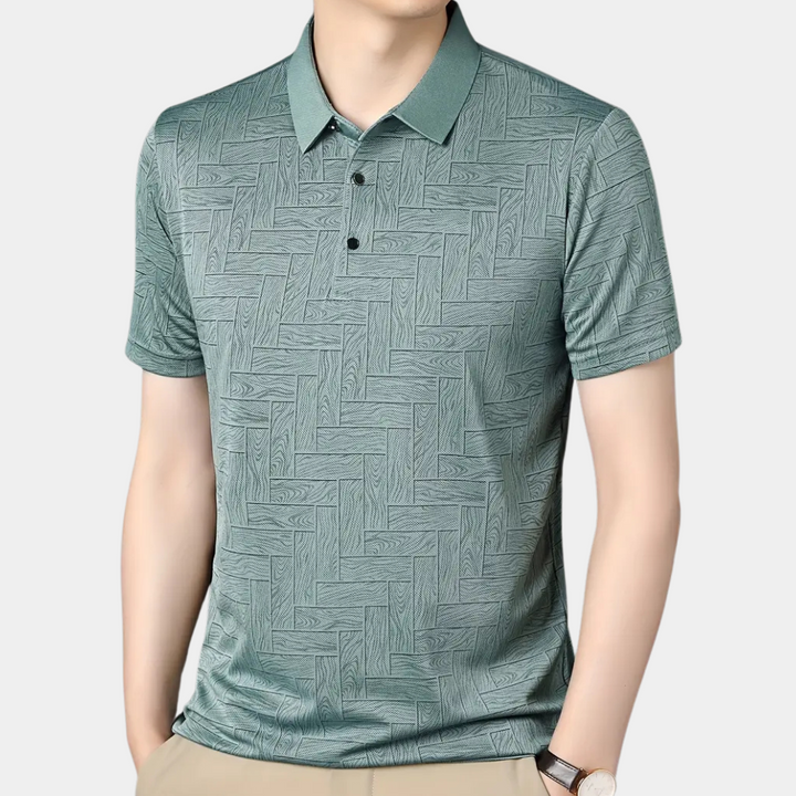 Casual Men's T-Shirt - Noah-Beige-S-Nora Luxe