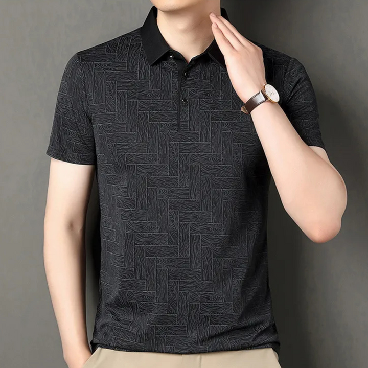 Casual Men's T-Shirt - Noah-Black-S-Nora Luxe
