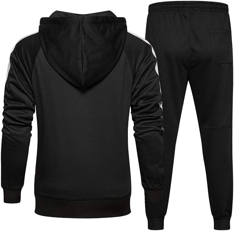 Casual Men's Tracksuit - Noah-Black-S-Nora Luxe