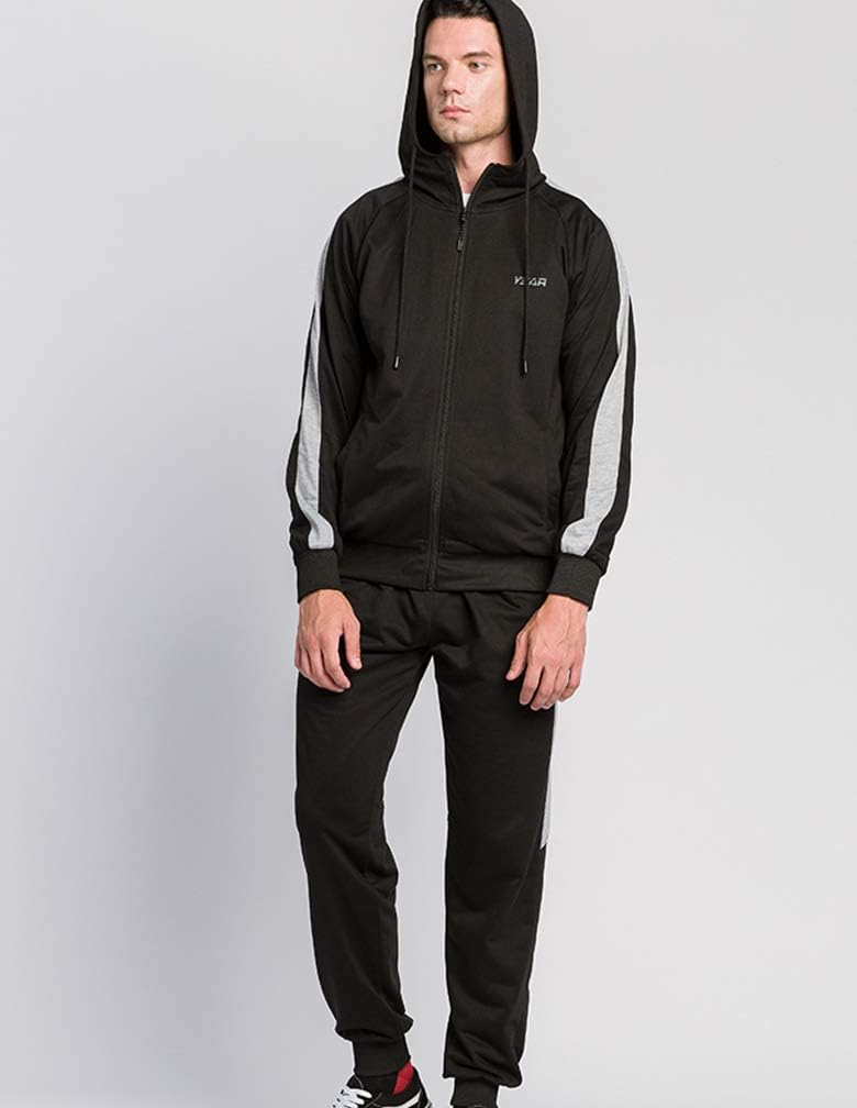 Casual Men's Tracksuit - Noah-Black-S-Nora Luxe