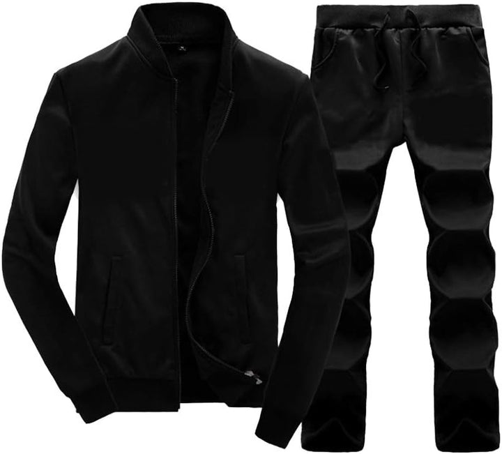 Casual Men's Tracksuit - Noah-Black-S-Nora Luxe