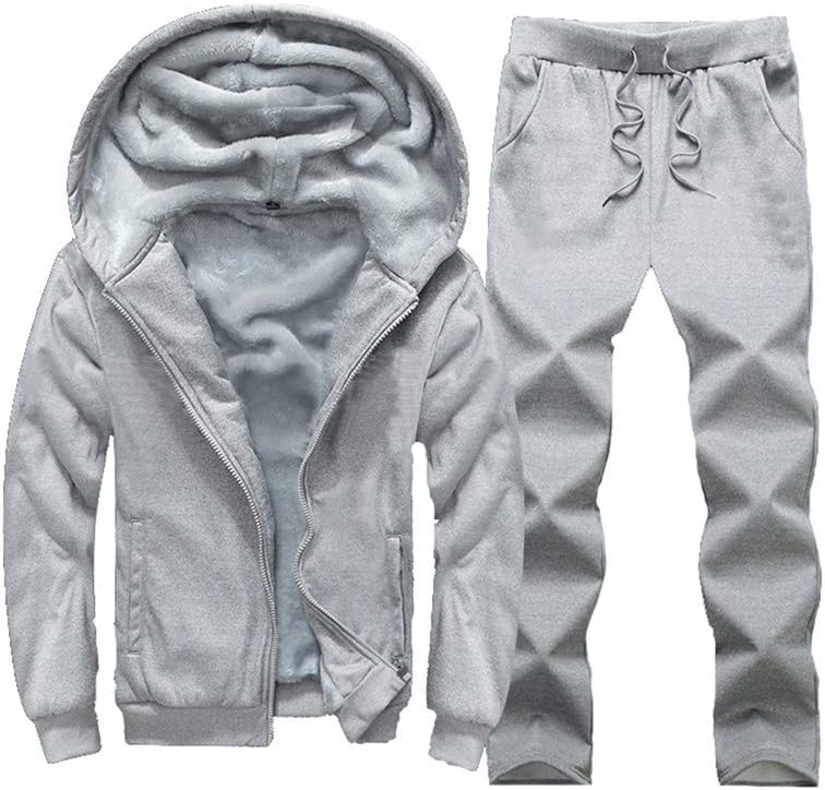Casual Men's Tracksuit - Noah-Thick Gray-S-Nora Luxe