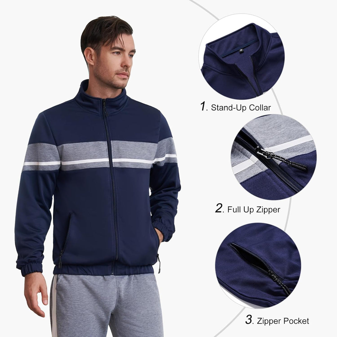 Casual Men's Tracksuit - Ryan-Black-S-Nora Luxe