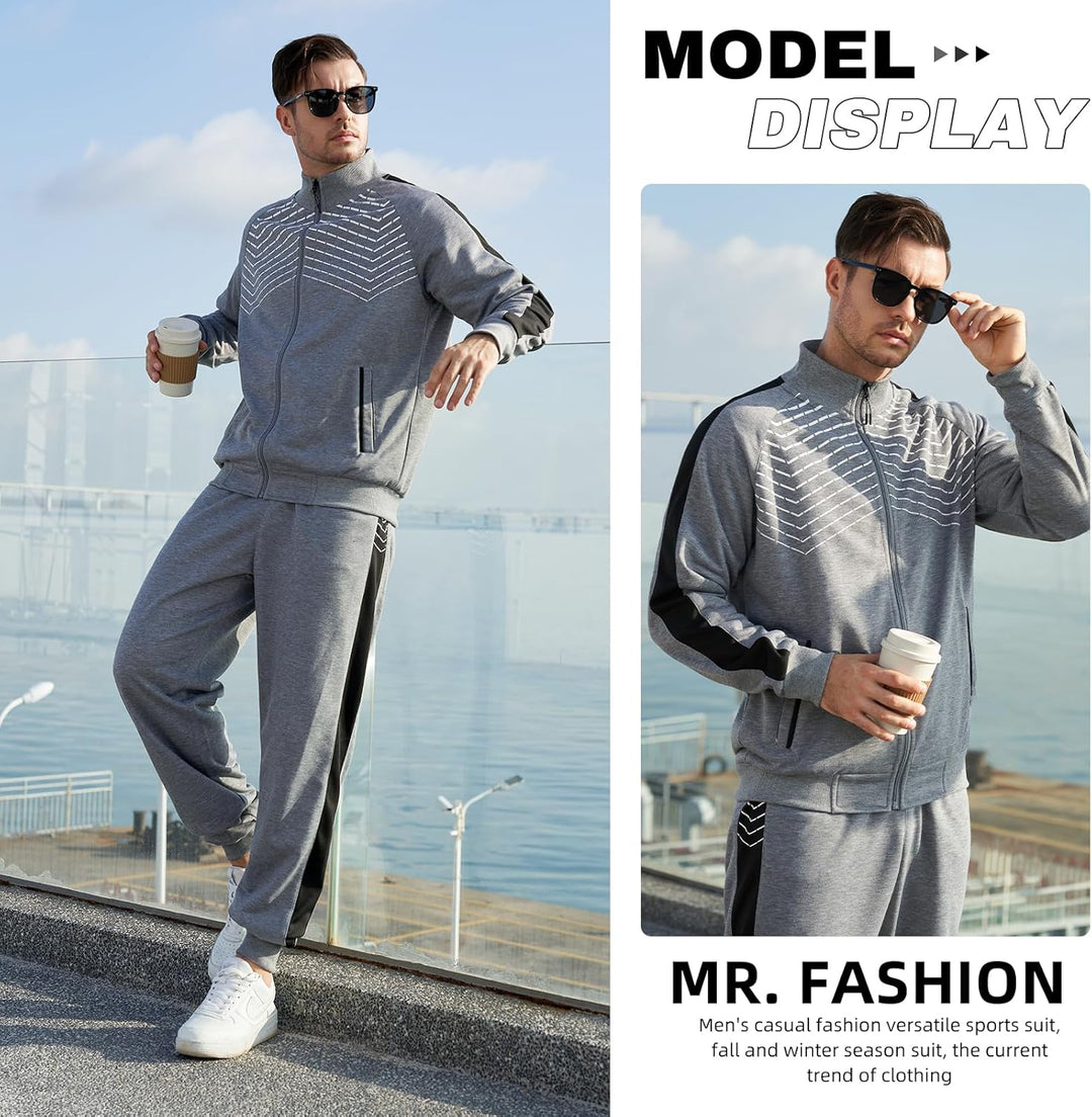 Casual Men's Tracksuit - Ryan-Black-S-Nora Luxe