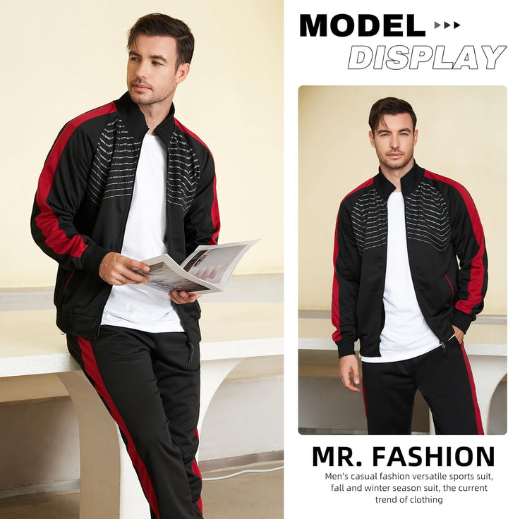 Casual Men's Tracksuit - Ryan-Black-S-Nora Luxe