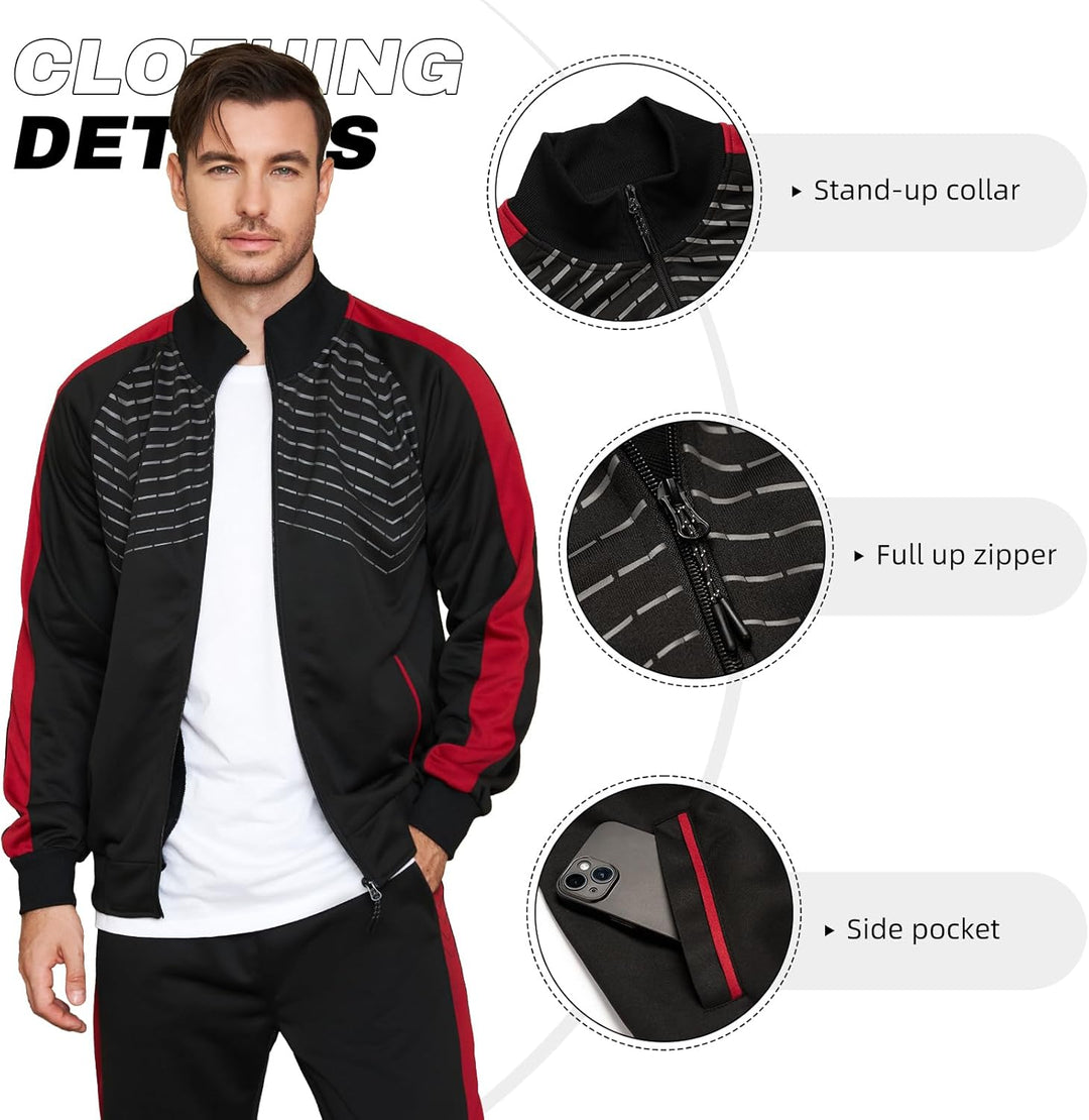 Casual Men's Tracksuit - Ryan-Black-S-Nora Luxe