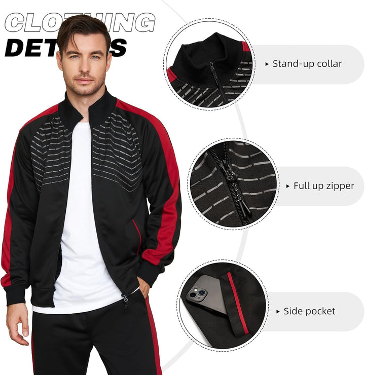 Casual Men's Tracksuit - Ryan-Black-S-Nora Luxe