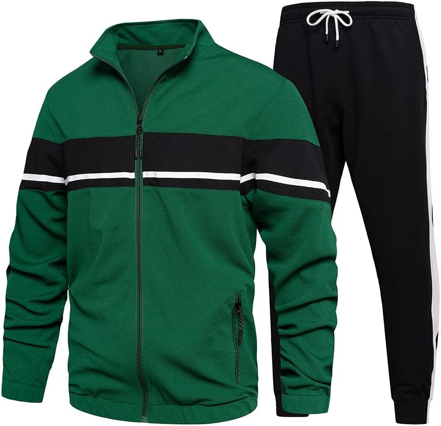 Casual Men's Tracksuit - Ryan-Green-S-Nora Luxe
