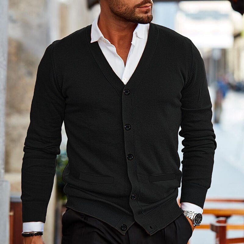 Casual Mens Vest - Orion-Black-S-Nora Luxe