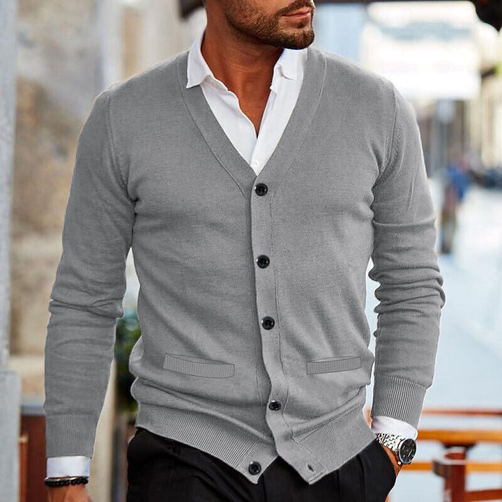 Casual Mens Vest - Orion-Dark red-S-Nora Luxe